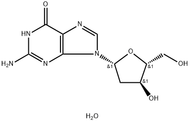 2'-DEOXYGUANOSINE HYDRATE, 99% Structure