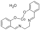 N,N'-BIS(SALICYLIDENE)ETHYLENEDIAMINO-CO BALT(II) HYDRATE, 97% 구조식 이미지