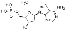 2'-DEOXYADENOSINE-5'-MONOPHOSPHORIC ACI& 구조식 이미지