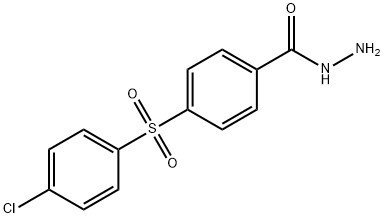 4-(4-Chlorophenyl)sulfonylbenzohydrazide Structure