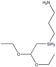 (3-아미노프로필)에틸디에톡시실란 구조식 이미지