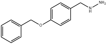 (4-BENZYLOXY-BENZYL)-HYDRAZINE Structure