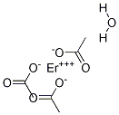 Erbium(III) acetate hydrate 구조식 이미지