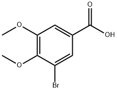 3-BROMO-4,5-DIMETHOXYBENZOIC ACID Structure