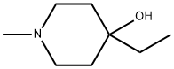 4-Ethyl-1-methyl-4-piperidinol Structure