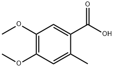 4,5-DIMETHOXY-2-METHYLBENZOIC ACID 구조식 이미지