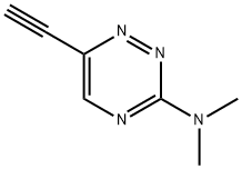 1,2,4-Triazin-3-amine, 6-ethynyl-N,N-dimethyl- (9CI) Structure