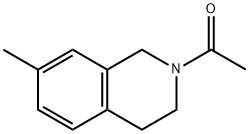 Isoquinoline,  2-acetyl-1,2,3,4-tetrahydro-7-methyl-  (9CI) Structure