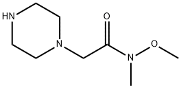 1-피페라진아세트아미드,N-메톡시-N-메틸-(9CI) 구조식 이미지