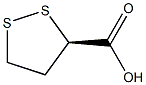1,2-디티올란-3-카르복실산,(R)-(-)-(8Cl) 구조식 이미지