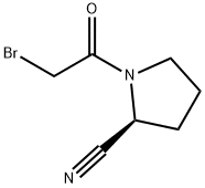 2-Pyrrolidinecarbonitrile, 1-(bromoacetyl)-, (2S)- (9CI) Structure