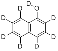 1-나프톨-D8 구조식 이미지