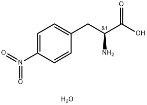4-Nitro-L-phenylalanine monohydrate Structure