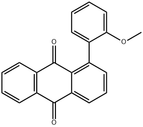 1-(2-Methoxyphenyl)-9,10-anthracenedione Structure