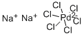 SODIUM HEXACHLOROPALLADATE (IV) 구조식 이미지