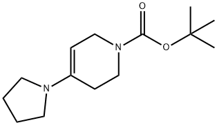 1-BOC-4-(1-PYRROLIDINYL)-3,6-DIHYDRO-2H-PYRIDINE Structure
