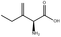 (+)-3-Methylene-L-norvaline Structure