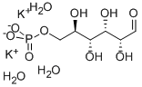 D-글루코스6-인산염,이칼륨염삼수화물 구조식 이미지