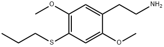 2,5-디메톡시-4-프로필티오펜에틸아민 구조식 이미지
