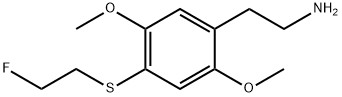 2,5-다이메톡시-4-(2-플루오레틸티오)-페닐에틸아민 구조식 이미지