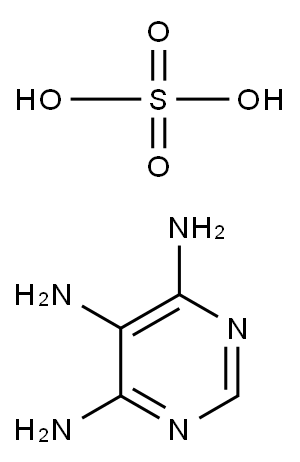 4,5,6-Triaminopyrimidine sulfate hydrate Structure