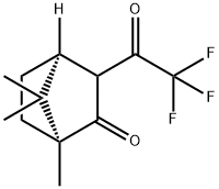 (-)-3-(Trifluoroacetyl)camphor 구조식 이미지
