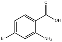 2-Amino-4-bromobenzoic acid 구조식 이미지