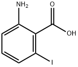 2-amino-6-iodobenzoic acid 구조식 이미지
