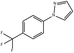 1-(4-(Trifluoromethyl)phenyl)-1H-pyrazole 구조식 이미지
