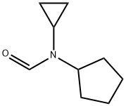 Formamide, N-cyclopentyl-N-cyclopropyl- (9CI) Structure