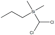 (DICHLOROMETHYL)DIMETHYL-N-PROPYLSILANE Structure