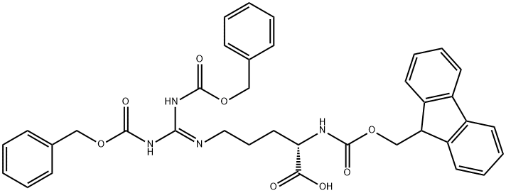 FMOC-ARG(Z)2-OH Structure