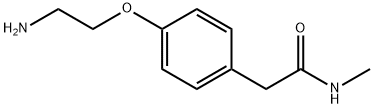 tert-butyl 2-(4-(2-(MethylaMino)-2-oxoethyl)phenoxy)ethylcarbaMate Structure