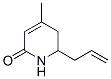 2(1H)-Pyridinone, 5,6-dihydro-4-methyl-6-(2-propenyl)- (9CI) 구조식 이미지