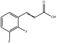 2,3-Difluorocinnamic acid Structure