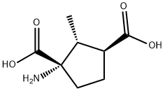 1,3-Cyclopentanedicarboxylicacid,1-amino-2-methyl-,(1S,2R,3S)-(9CI) Structure