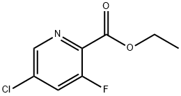 ethyl 5-chloro-3-fluoropicolinate Structure