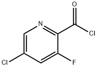 2-Pyridinecarbonylchloride,5-chloro-3-fluoro-(9CI) Structure