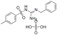 2-benzyl-1-(4-methylphenyl)sulfonyl-guanidine, sulfuric acid Structure