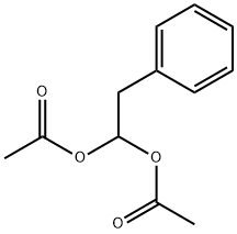2-Phenylethane-1,1-diol diacetate 구조식 이미지