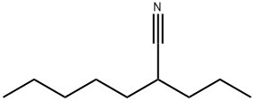 Heptanenitrile,2-propyl- Structure