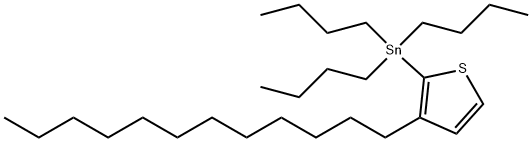 Stannane, tributyl(3-dodecyl-2-thienyl)- 구조식 이미지