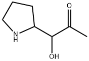 2-Propanone, 1-hydroxy-1-(2-pyrrolidinyl)- (9CI) Structure