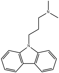 N,N-디메틸-3-(9H-카르바졸-9-일)프로판-1-아민 구조식 이미지
