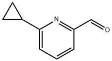 2-Pyridinecarboxaldehyde, 6-cyclopropyl- (9CI) Structure