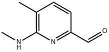 2-Pyridinecarboxaldehyde, 5-methyl-6-(methylamino)- (9CI) Structure