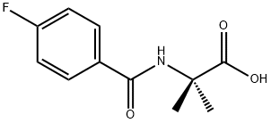 알라닌,N-(4-플루오로벤조일)-2-메틸- 구조식 이미지