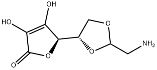 L-아스코르빈산,5,6-O-(2-아미노에틸리덴)-(9CI) 구조식 이미지