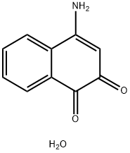 2-AMINO-1,4-NAPHTHOQUINONE HEMIHYDRATE 구조식 이미지