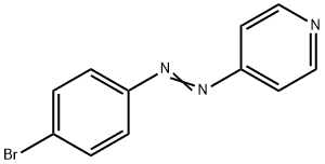 4-((p-브로모페닐)아조)피리딘 구조식 이미지